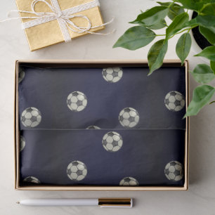 Seda Papel de regalo deportivo de balón de fútbol - Azu