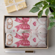 Papel de regalo floral con palomas de color rosa c
