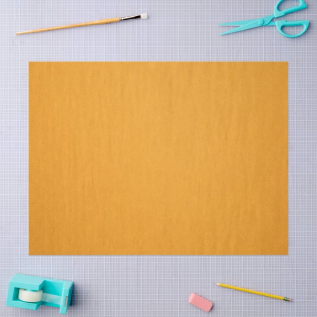 Seda Papel de Regalo Mínimo Ócre Dorado Cálido (Artesanía)