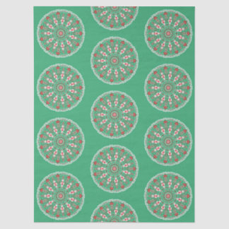 Seda Papel de regalo navideño con adornos vintage