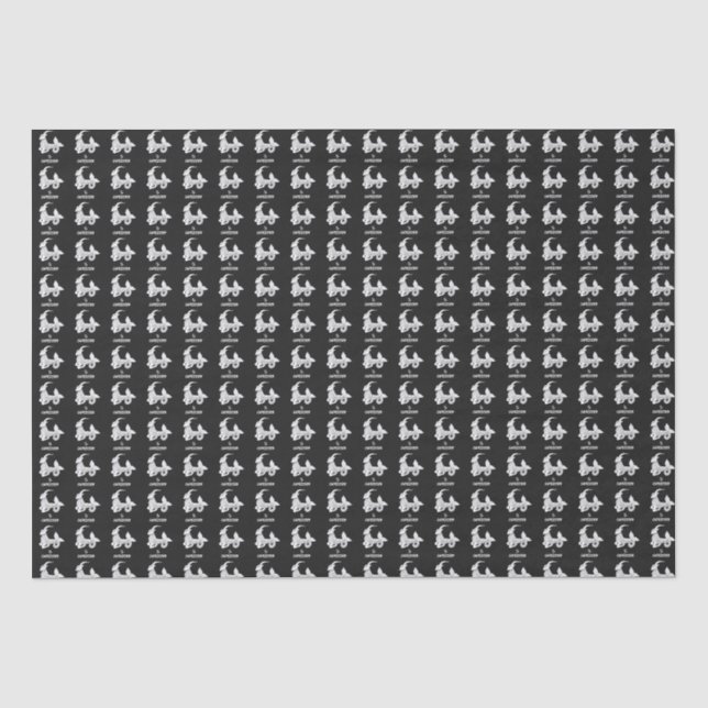 Seda Papel de relleno de silueta de Capricornio (Anverso)