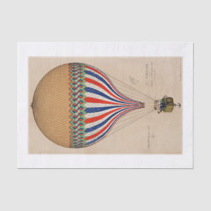 SEDA PAPEL DE SEDA: BALÓN TEMÁTICO DE LA BANDERA FRANCE