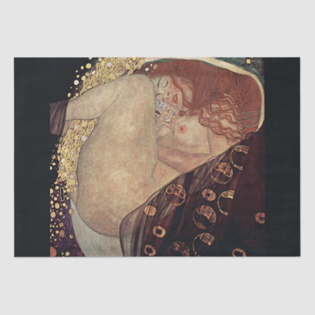 SEDA PAPEL DE SEDA: GUSTAV KLIMT : DANAE (Anverso)
