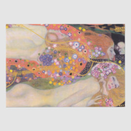 SEDA PAPEL DE SEDA: GUSTAV KLIMT : SERPIENTES DE AGUA I