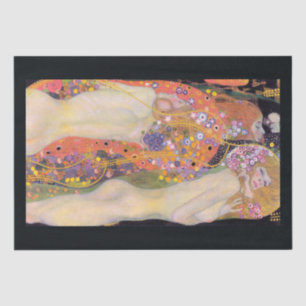 SEDA PAPEL DE SEDA: GUSTAV KLIMT : SERPIENTES DE AGUA I
