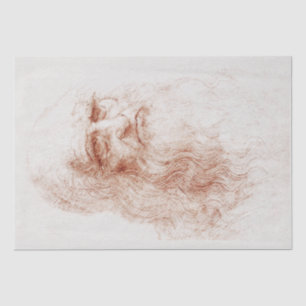 SEDA PAPEL DE SEDA: LEONARDO DA VINCI : AUTORETRATO