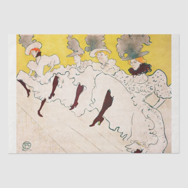 SEDA PAPEL DE SEDA: TOULOUSE LAUTREC (Anverso)
