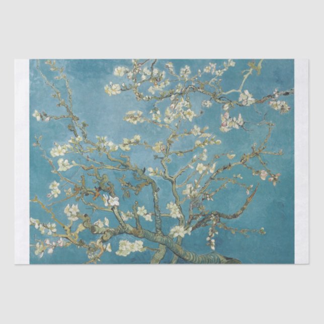 Seda PAPEL DE SEDA: VINCENT Van Gogh : ALMOND BLOSSOM (Anverso)