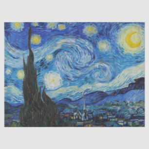 SEDA PAPEL DE SEDA: VINCENT VAN GOGH : STARRRY NOCHE