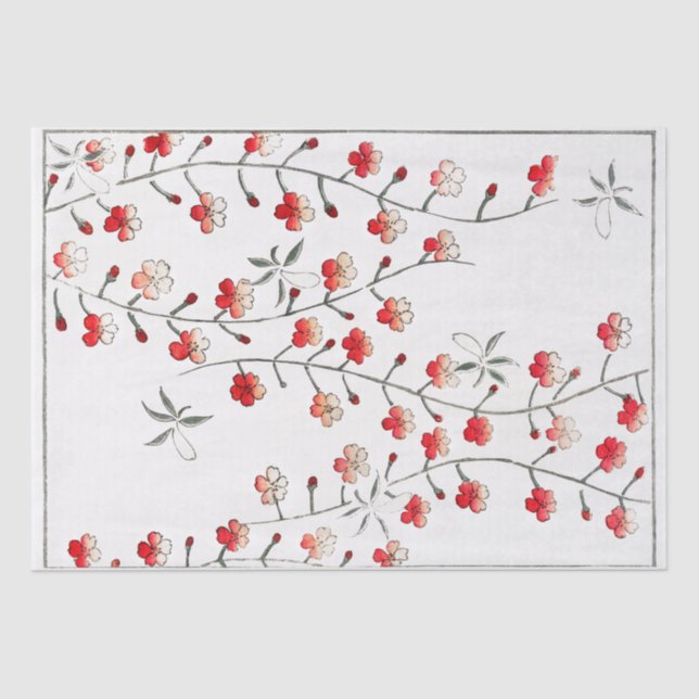 SEDA PAPEL DE SEDA: WATANABE SEITEI : CHERRY BLOSSOM (Anverso)