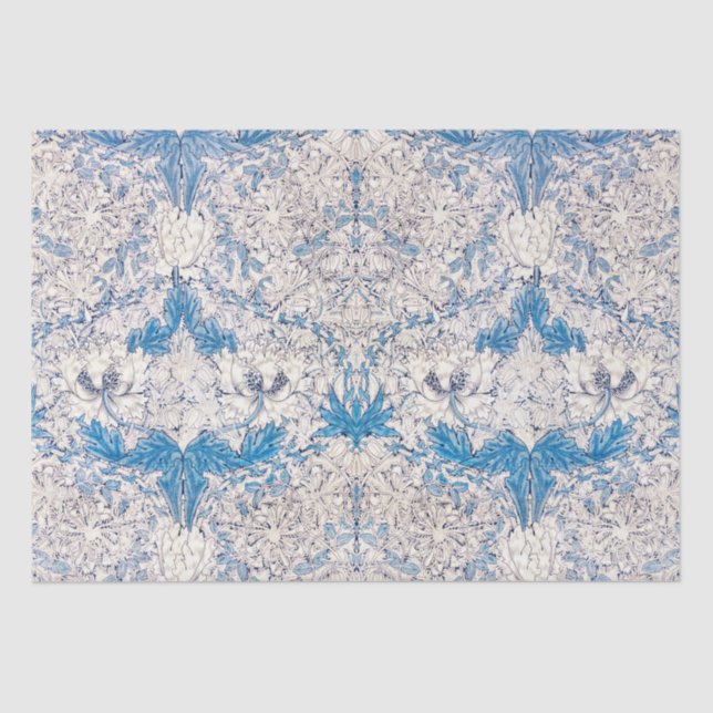 SEDA PAPEL DE SEDA: WILLIAM MORRIS : MADRESELVA (Anverso)