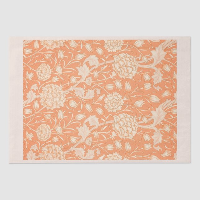 SEDA PAPEL DE SEDA: WILLIAM MORRIS : MADRESELVA (Anverso)