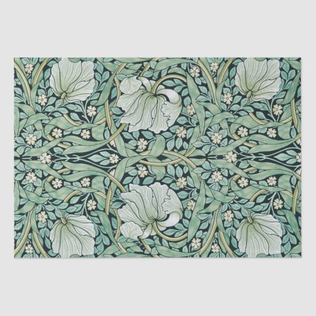 SEDA PAPEL DE SEDA: WILLIAM MORRIS : PIMPERNEL (Anverso)