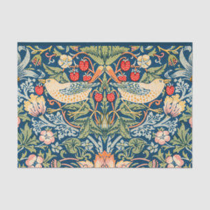 SEDA PAPEL DE SEDA: WILLIAM MORRIS : STRAWBERRY THIEVES