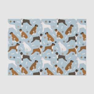 Seda Papel de tapete de hueso y patas de perro