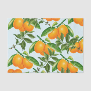 Seda Papel de tapete de Naranjas cutáneos