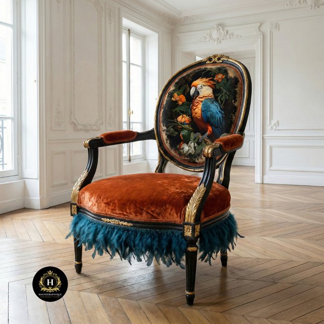 Seda Papel de tapete de tela de loro de ave floral vint (Subido por el creador)