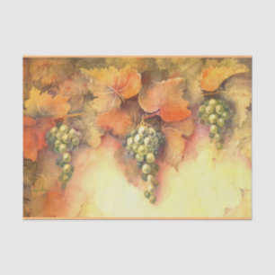 Seda Papel de tapicería de uvas Chardonnay