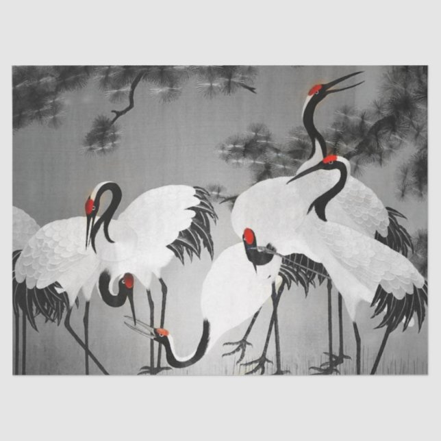 Seda Papel de tapiz japonés vintage (Anverso)