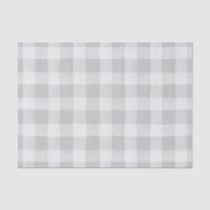 Seda Papel de tapón gris y blanco de búfalo