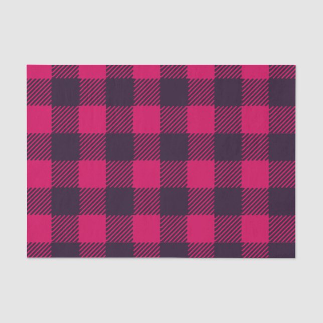 Seda Papel de tapón rosado en búfalo (Anverso)