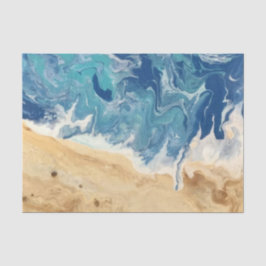 Seda Papel de té abstracto de playa