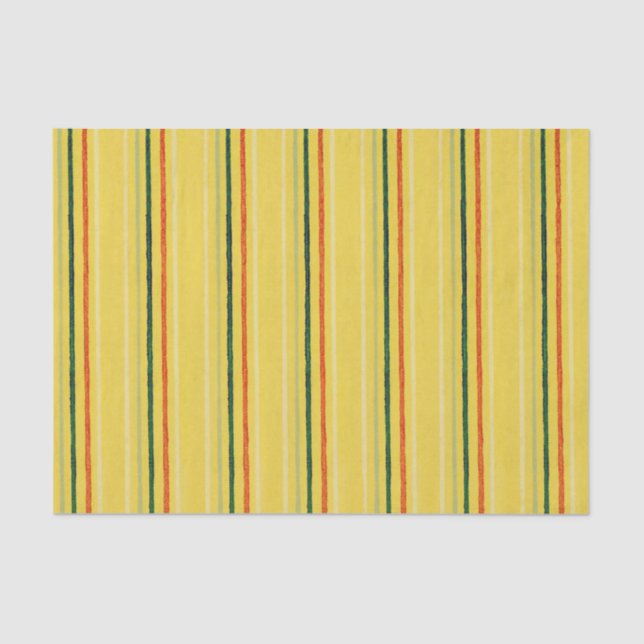 Seda Papel de té AMARILLO JAPONÉS WOODBLOCK (Anverso)