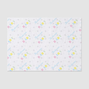 Seda Papel de té Baby Shower personalizado