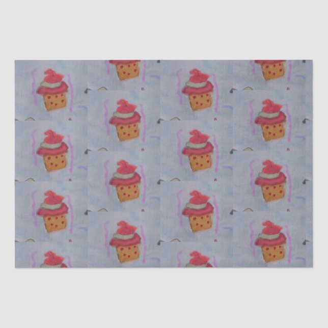 Seda Papel de té Cupcakes (Anverso)