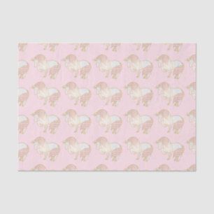 Seda Papel de té de bonito Golden Unicornios