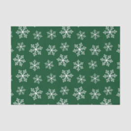 Seda Papel de té de copo de nieve verde