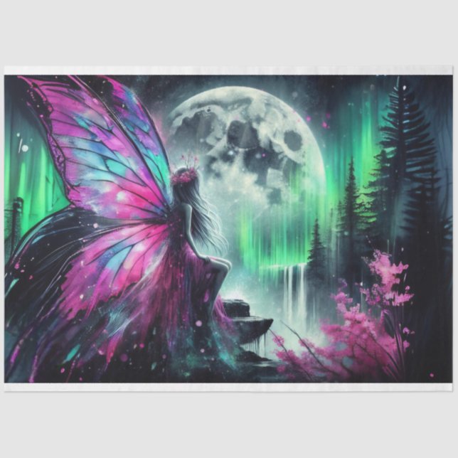 Seda Papel de té de hadas de cascada (Anverso)