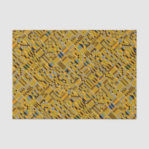 Seda Papel de té de Kente dorado