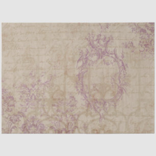Seda Papel de té de la efema francesa