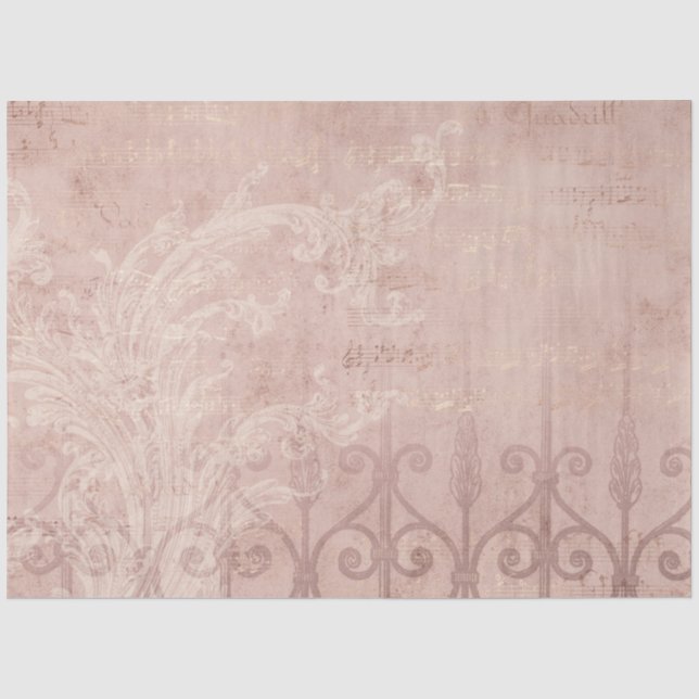 Seda Papel de té de la efema francesa (Anverso)