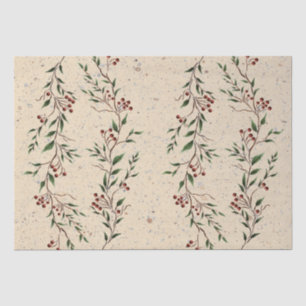 Seda Papel de té de la rama de Berry