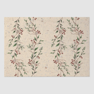 Seda Papel de té de la rama de Berry