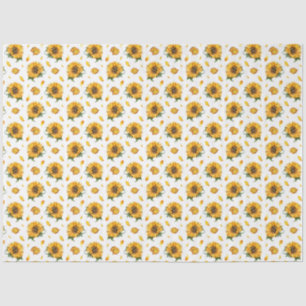 Seda Papel de té de los girasoles