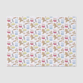 Seda Papel de té de pan de jengibre para vacaciones