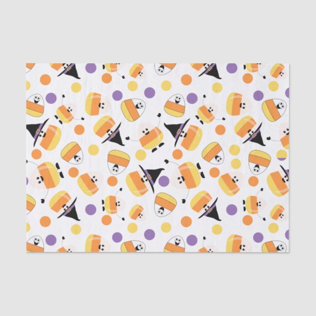Seda Papel de té de regalo de Halloween (Anverso)