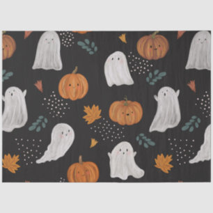 Seda Papel de té de regalo de Halloween - Fantasmas, ca