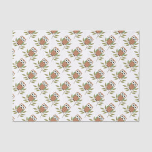 Seda Papel de té de regalo para las lechuzas