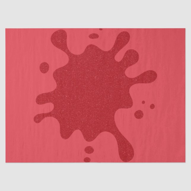 Seda Papel de té de tomate rojo de plash personalizado (Anverso)