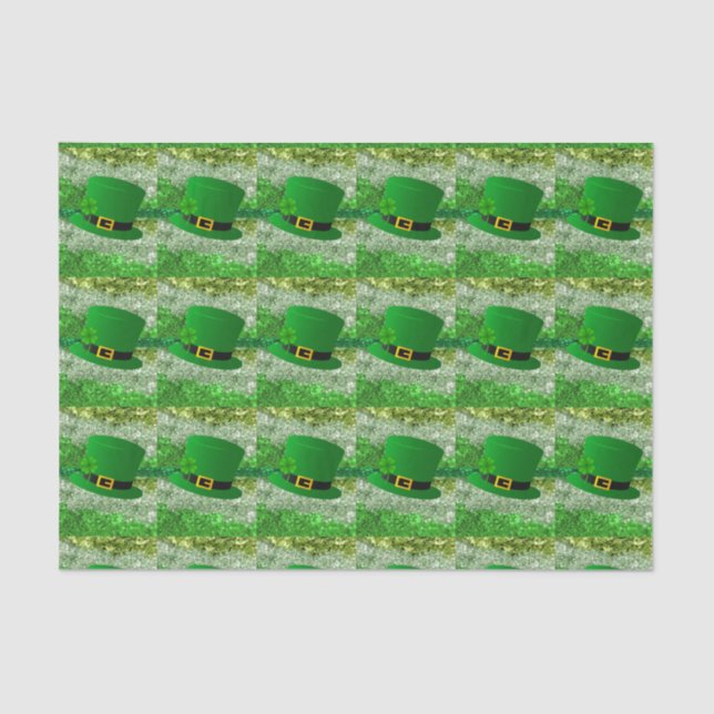 Seda Papel de té del Día de San Patricio (Anverso)