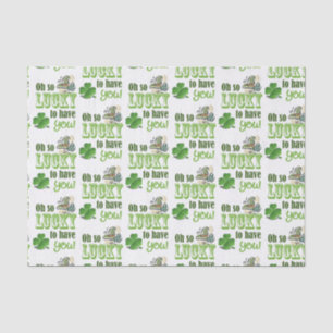 Seda Papel de té del Día de San Patricio