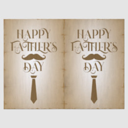Seda Papel de té del Día del Padre Feliz