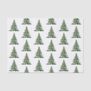 Seda Papel de té del jengibre azul de los navidades