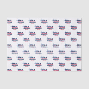 Seda Papel de té del orgullo del estado de Montana