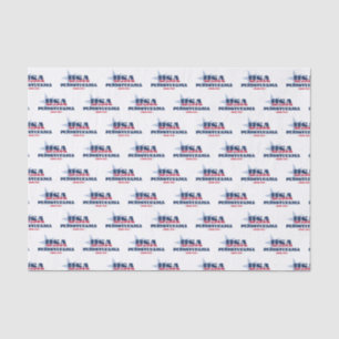Seda Papel de té del orgullo del estado de Pennsylvania