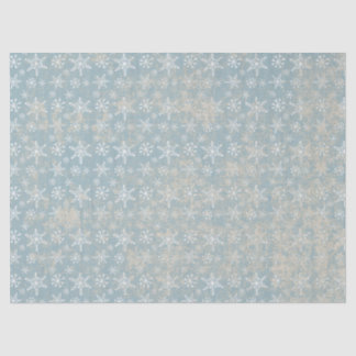 Seda Papel de té del Shabby Azul